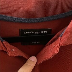 Banana Republic Rust Polo Shirt